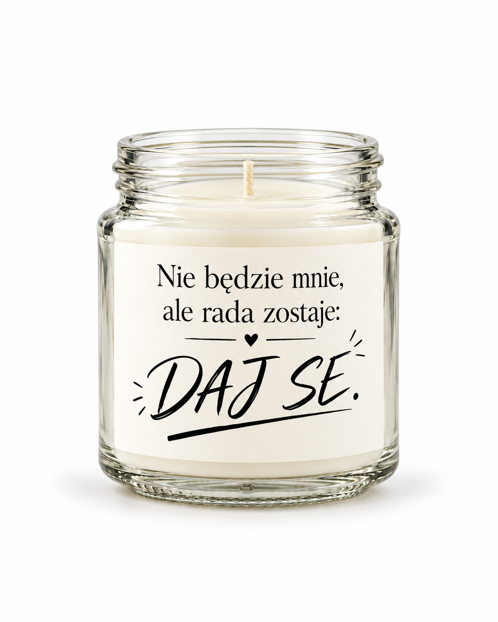 Świeca prezentowa „DAJ SE”