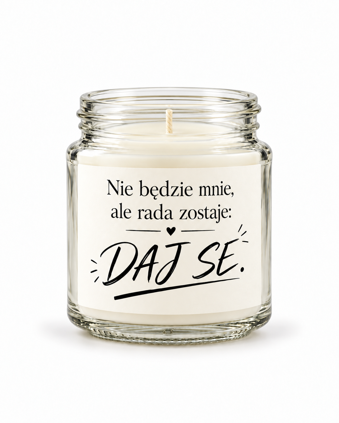 Świeca prezentowa „DAJ SE”